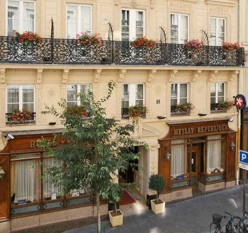 Hotel Meslay Republique Párizs Kültér fotó