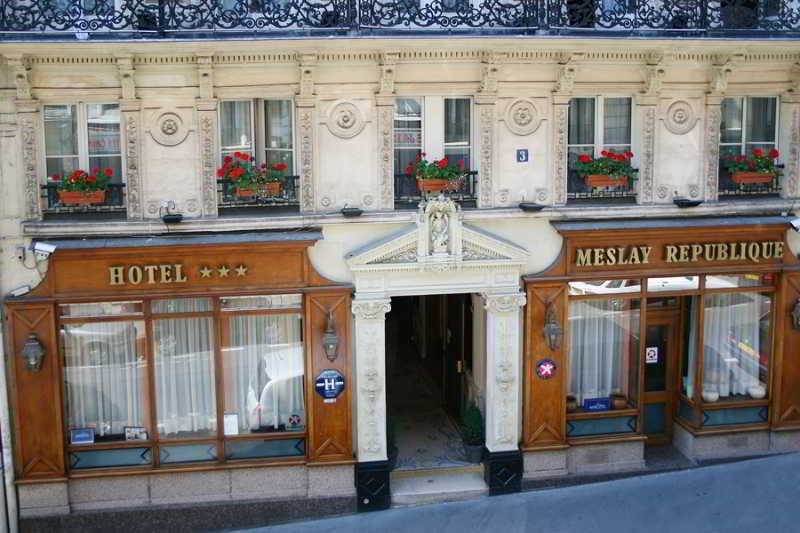 Hotel Meslay Republique Párizs Kültér fotó